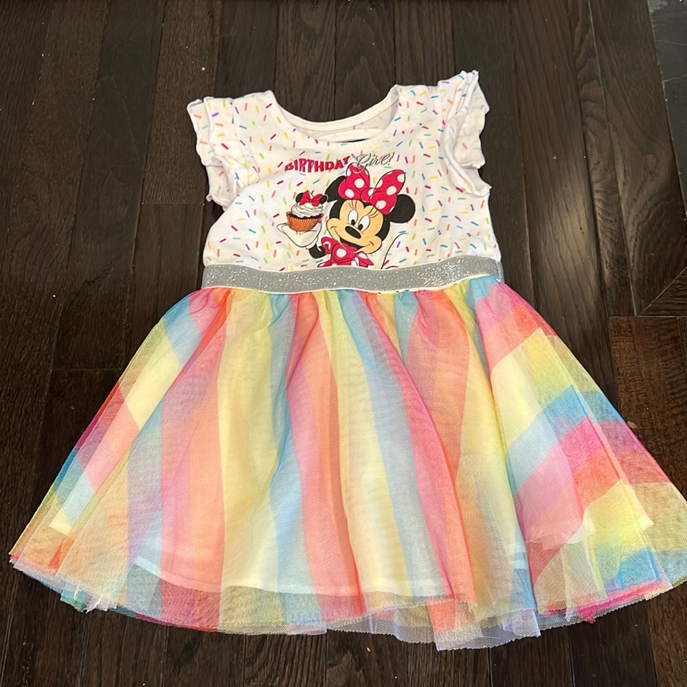Minnie Mouse Birthday girl 3T dress